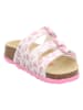 superfit Slippers wit/lichtroze