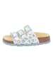 superfit Slippers wit/turquoise