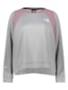 The North Face Fleecepullover "Plus" in Grau/ Rosa