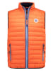 NEW ZEALAND AUCKLAND Doorgestikte bodywarmer oranje