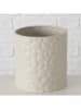 Boltze Overpot "Famona" crème - (H)15,8 x Ø 15,8 cm