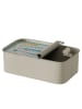 Boltze Stormasbak "Sardine" lichtgrijs - (B)12,5 x (H)5,5 x (D)9 cm