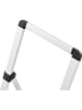 Hailo Trittleiter ''DK40 StandardLine 2'' in Silber - (H)106 cm