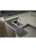 Hailo Einbau-Mülltrenn-System ''Multi-Box duo L'' in Grau - (B)26 x (H)43 x (T)50 cm