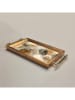 Hermia Dienblad grijs/beige/lichtbruin - (L)34 x (B)18 cm