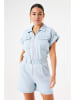 Garcia Spijkerjumpsuit lichtblauw