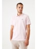 Garcia Koszulka polo w kolorze jasnoróżowym