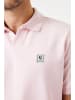 Garcia Koszulka polo w kolorze jasnoróżowym