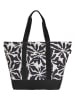 Regatta Strandtasche "Boulder" in Schwarz/ Weiß - (B)60 x (H)40 x (T)13 cm