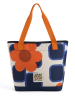 Regatta Kühltasche "Orla Kiely" in Orange/ Dunkelblau - (B)46 x (H)37 x (T)14 cm - 16 l
