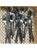 OYOY living design 4-delige set: messen "Yuka" zilverkleurig - (H)20 cm