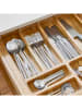 OYOY living design 4-delige set: lepels "Yuka" zilverkleurig - (H)20 cm