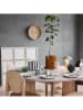 OYOY living design Koszyk "Toppu" w kolorze zielono-białym na pieczywo - Ø 24 cm