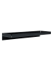OYOY living design Regał ścienny "Bakku" w kolorze czarnym - 50 x 16 x 6,5 cm