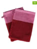 Salt and Pepper 2er-Set: Waschhandschuhe "Pixie" in Rot/ Pink - (L)21 x (B)15 cm