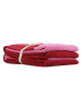 Salt and Pepper 2er-Set: Duschtücher "Pixie" in Rot/ Pink - (L)140 x (B)70 cm