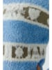 Oui Pullover in Hellblau/ Khaki/ Creme