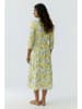 Oui Kleid in Grün/ Gelb
