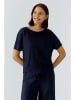 Oui Shirt in Dunkelblau
