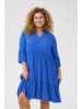 KAFFE curve Jurk blauw