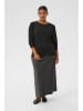 KAFFE curve Sweter w kolorze czarnym