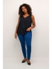 KAFFE curve Top w kolorze czarnym