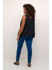 KAFFE curve Top w kolorze czarnym