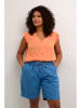 KAFFE curve Blouse oranje
