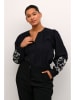 KAFFE curve Bluse in Schwarz