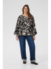 KAFFE curve Bluse in Schwarz