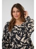 KAFFE curve Bluse in Schwarz