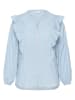 KAFFE curve Blouse lichtblauw