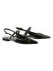 Högl Leder-Slingballerinas "Faye" in Schwarz
