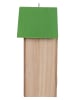 Clayre & Eef Domek w kolorze jasnobrązowo-zielonym dla ptaków - 14 x 23 x 10 cm