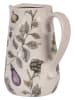 Clayre & Eef Dekokanne in Beige/ Grün/ Lila - (B)16 x (H)18 x (T)12 cm
