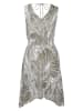 s.Oliver Kleid in Oliv/ Weiß