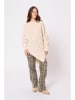 Cream Poncho in Beige