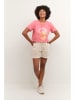 CULTURE Leinen-Shorts in Beige