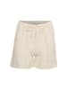 CULTURE Leinen-Shorts in Beige