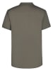 Icepeak Funktionspoloshirt "Bellmont" in Beige/ Grün