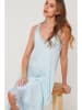 Lin Passion Leinen-Kleid in Hellblau