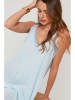 Lin Passion Leinen-Kleid in Hellblau
