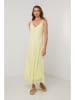 Lin Passion Leinen-Kleid in Hellgelb