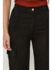 Lin Passion Leinen-Hose in Schwarz
