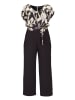 SWING Jumpsuit zwart/crème
