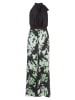 SWING Jumpsuit zwart/groen