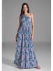 SWING Kleid in Hellblau/ Bunt