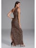 SWING Jurk beige/bruin