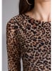 SWING Jurk beige/bruin