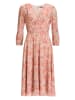 SWING Kleid in Orange/ Bunt